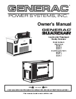 Предварительный просмотр 1 страницы Generac Power Systems Guardian 004188-1 Owner'S Manual