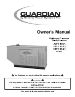 Preview for 1 page of Generac Power Systems Guardian 004721-0 Owner'S Manual