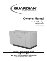 Generac Power Systems Guardian 004992-2 Owner'S Manual предпросмотр