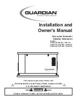 Предварительный просмотр 1 страницы Generac Power Systems Guardian 04758-2 Installation And Owner'S Manual