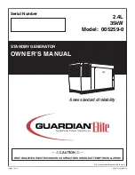 Предварительный просмотр 1 страницы Generac Power Systems Guardian Elite 005259-0 Owner'S Manual