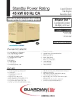 Preview for 1 page of Generac Power Systems Guardian Elite QT04524 Specification Sheet