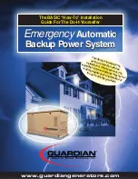 Generac Power Systems GUARDIAN SERIES Installation Manual preview