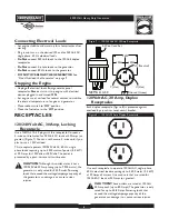 Preview for 8 page of Generac Power Systems heavy duty geenrator 1654-0 Owner'S Manual