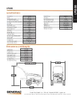 Preview for 2 page of Generac Power Systems LP5500 Specifications