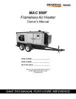 Generac Power Systems MAC 950F Owner'S Manual предпросмотр