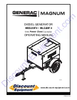 Предварительный просмотр 1 страницы Generac Power Systems MAGNUM MDG20IF4 Operating Manual