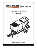 Generac Power Systems Magnum MGG100M Operator'S Manual предпросмотр