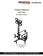 Предварительный просмотр 1 страницы Generac Power Systems Magnum MLT3060K Owner'S Manual