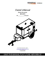 Предварительный просмотр 1 страницы Generac Power Systems MDG25IF4 Owner'S Manual