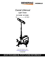 Generac Power Systems MLT3060KV Owner'S Manual preview