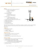 Generac Power Systems MLT6SK Owner'S Manual preview