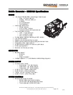 Generac Power Systems MMG120 Specifications предпросмотр