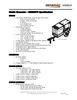 Generac Power Systems MMG35FH Specifications предпросмотр