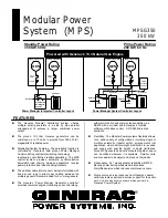 Preview for 1 page of Generac Power Systems MPSG350 Specifications