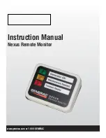 Generac Power Systems NEXUS Remote Monitor Instruction Manual preview