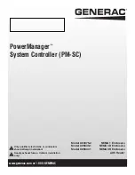 Generac Power Systems PowerManager 004975-2 Manual предпросмотр