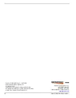 Предварительный просмотр 36 страницы Generac Power Systems Pro ST47019GENG Owner'S Manual