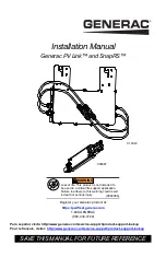 Generac Power Systems PV Link 010023 Installation Manual предпросмотр