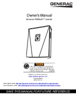 Предварительный просмотр 1 страницы Generac Power Systems PWRcell APKE00014 Owner'S Manual