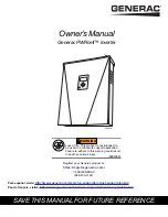 Generac Power Systems PWRcell X11400 Series Owner'S Manual preview