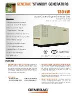 Generac Power Systems QT130 Overview предпросмотр