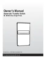 Generac Power Systems RTSG300A3 Owner'S Manual предпросмотр