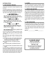 Preview for 2 page of Generac Power Systems RV 45 SERIES Owner'S Manual