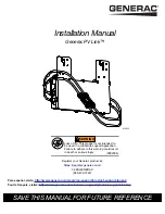 Generac Power Systems S2502 Installation Manual предпросмотр