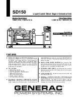 Generac Power Systems SD150 Specifications preview