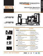 Предварительный просмотр 1 страницы Generac Power Systems SD275 Instruction Manual