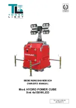 Generac Power Systems Tower Light HYDRO POWER CUBE Owner'S Manual preview