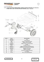 Preview for 87 page of Generac Power Systems TOWER LIGHT V20 Owner'S Manual