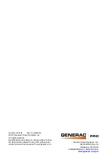 Предварительный просмотр 24 страницы Generac Power Systems XD5000E Owner'S Manual