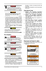 Preview for 5 page of Generac Power Systems XT8500EFI Owner'S Manual