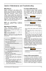 Preview for 17 page of Generac Power Systems XT8500EFI Owner'S Manual