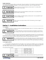 Предварительный просмотр 3 страницы General Air Products Dry Air Pac DAP1000 Installation, Operation And Maintenance Manual