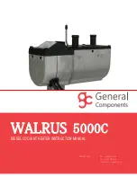 General Components WALRUS 5000C Instruction Manual предпросмотр