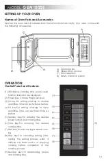 Предварительный просмотр 11 страницы GENERAL COOKING GEW1000D Instruction Manual