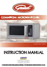 Предварительный просмотр 1 страницы GENERAL COOKING GEW1050E-C Instruction Manual