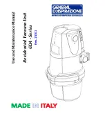 Preview for 1 page of GENERAL D'ASPIRAZIONE i1250 Use And Maintenance Manual