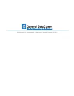 Preview for 44 page of General DataComm 076P054-001 Installation & Operation Manual