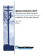 General DataComm SpectraComm ADT 16-Port Installation & Operation Manual preview