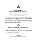 Предварительный просмотр 2 страницы General DataComm TMS-3000 Operating And Installation Instructions