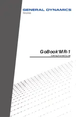 General Dynamics Itronix GoBook MR-1 Getting Started Manual preview