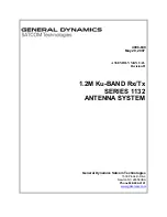 General Dynamics 1.2M Ku-BAND RxSERIES 1132 Assembly Manual preview