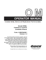 Предварительный просмотр 1 страницы General Equipment EP8HL Operator'S Manual