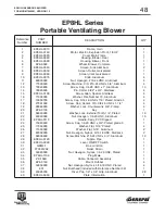 Предварительный просмотр 50 страницы General Equipment EP8HL Operator'S Manual