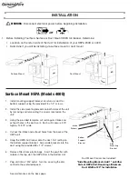 Preview for 2 page of General Filters General Aire 400 Series Installation Manual