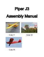 Предварительный просмотр 1 страницы General Hobby Piper J3 Assembly Manual